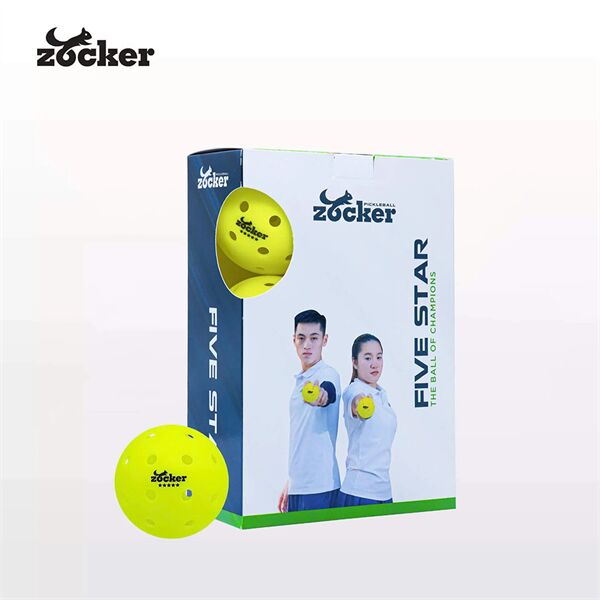 Bóng thi đấu Pickleball Zocker Five Star (Hộp 6 Quả)